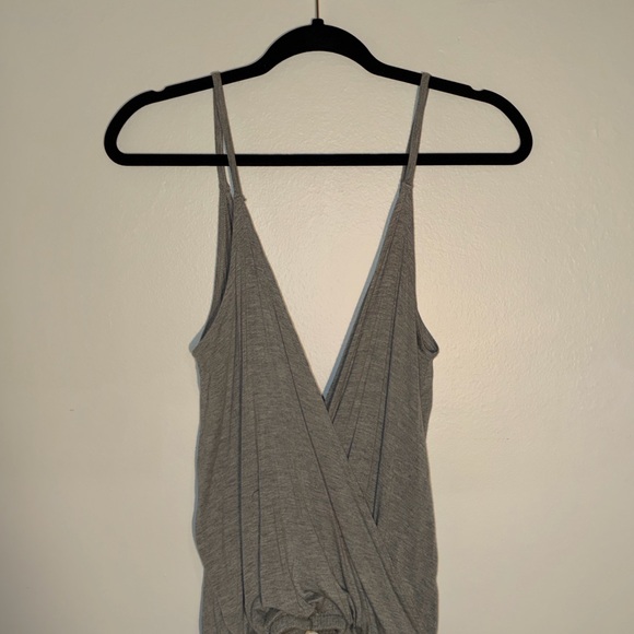 Chaser Tops - Chaser Gray Wrap Camisole